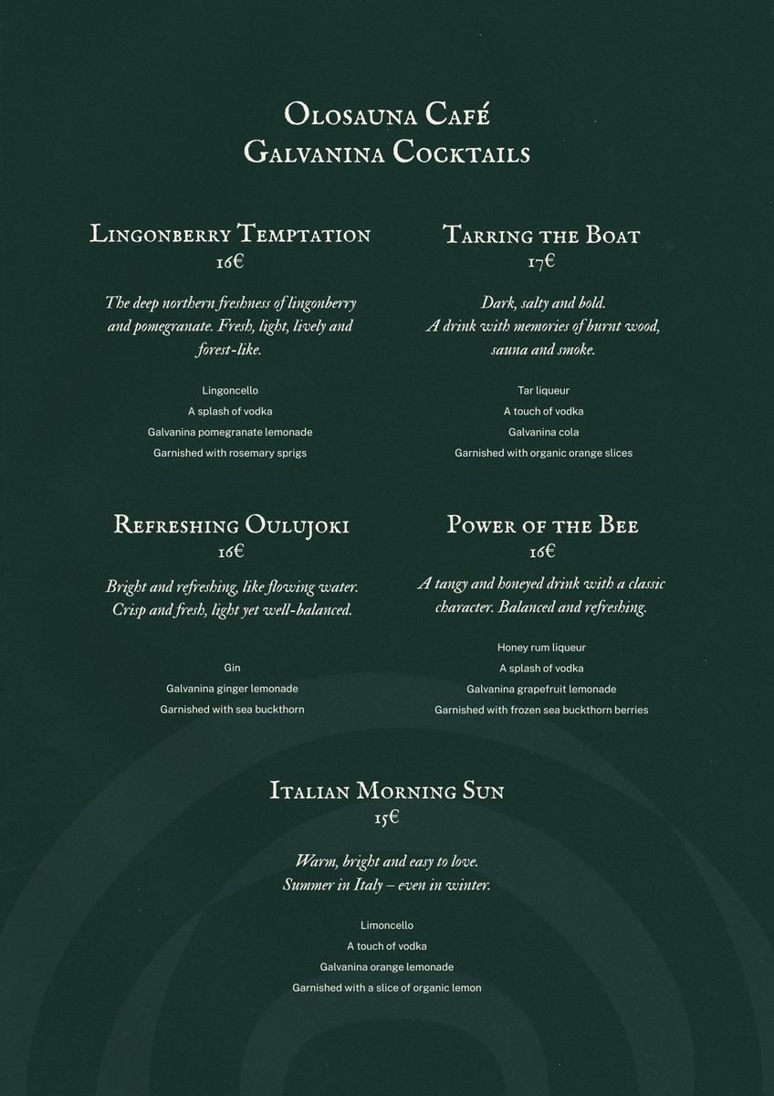 Menu page 3