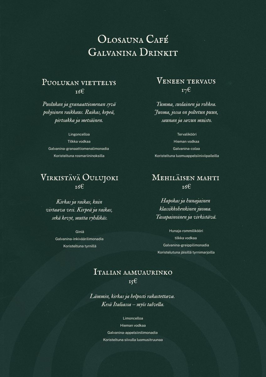 Menu page 3