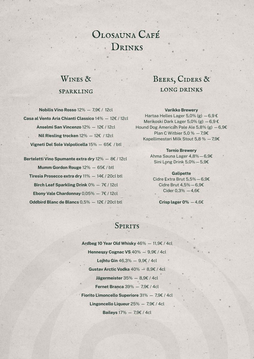 Menu page 2