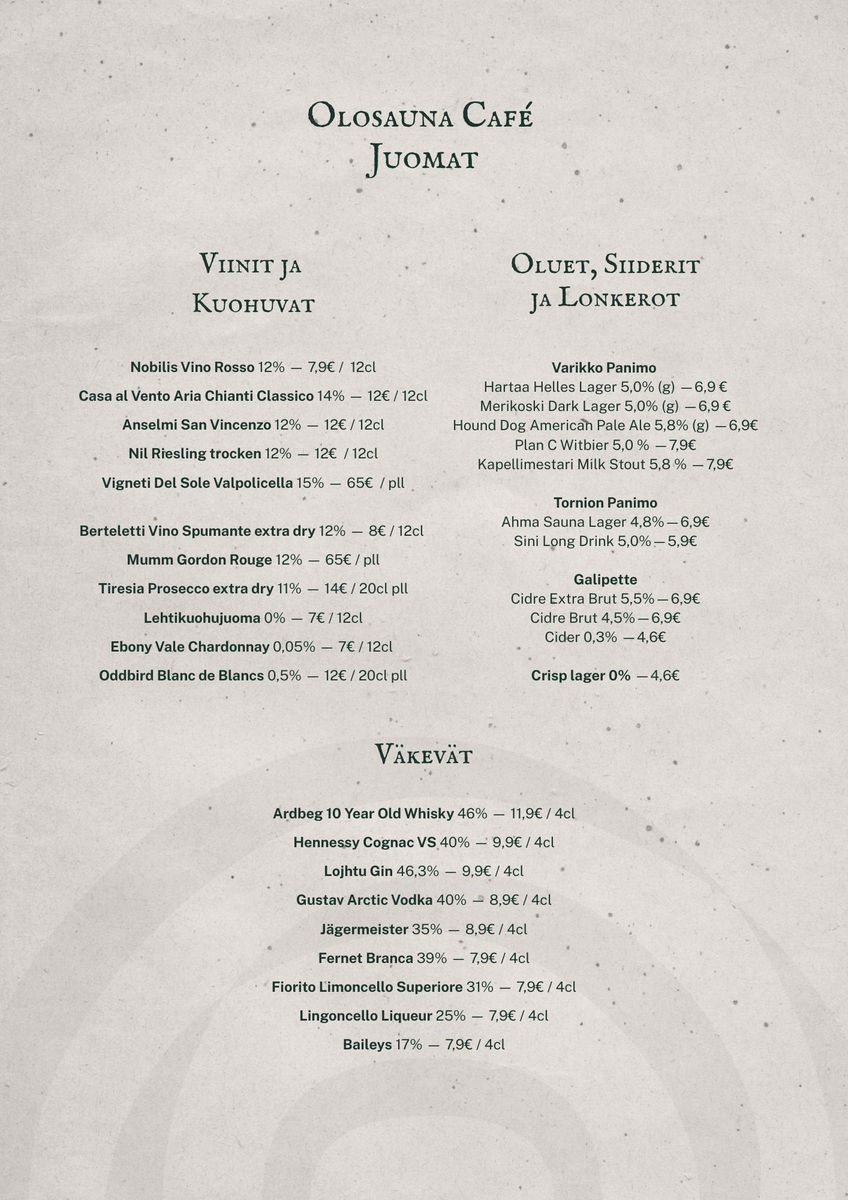 Menu page 2
