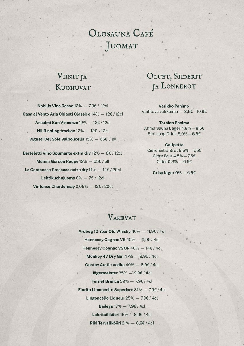 Menu page 2