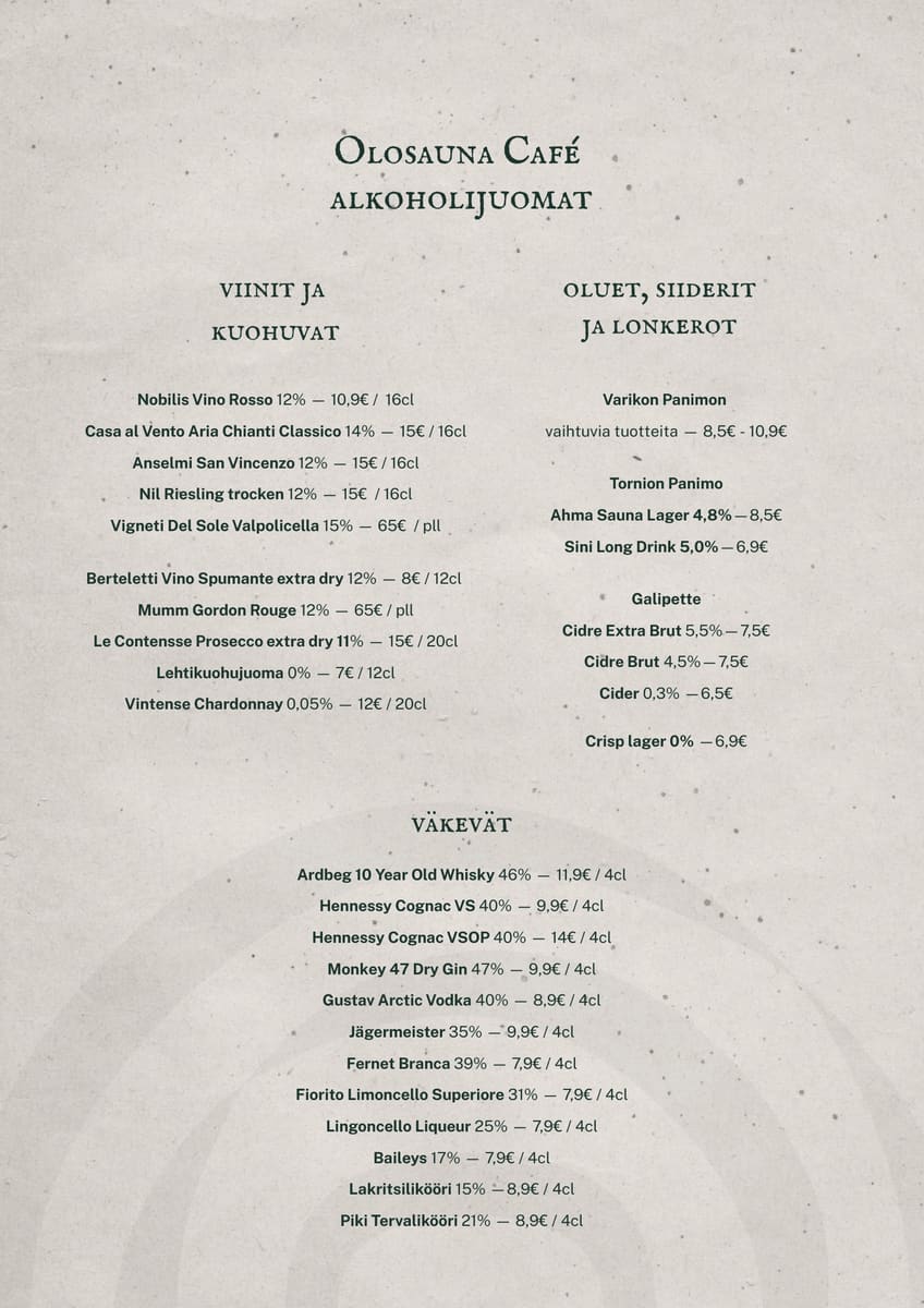 Menu page 3