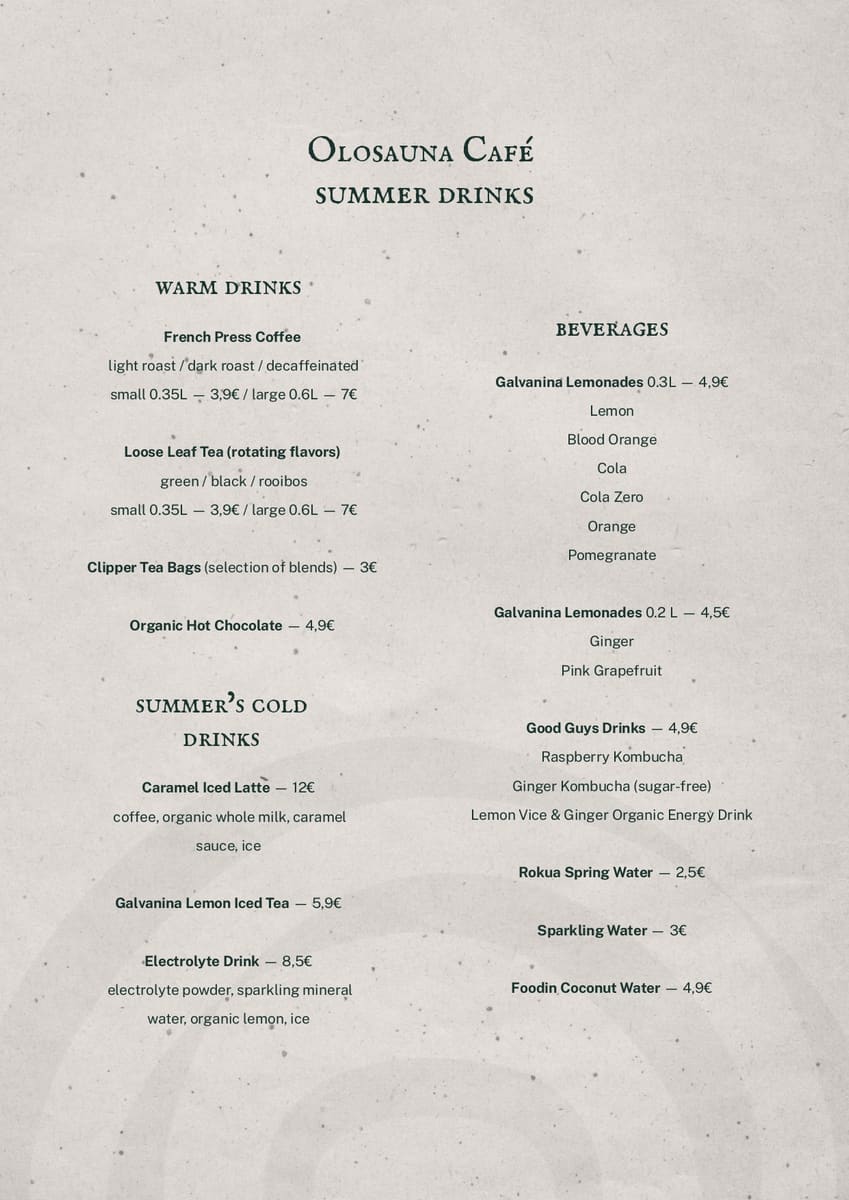 Menu page 2