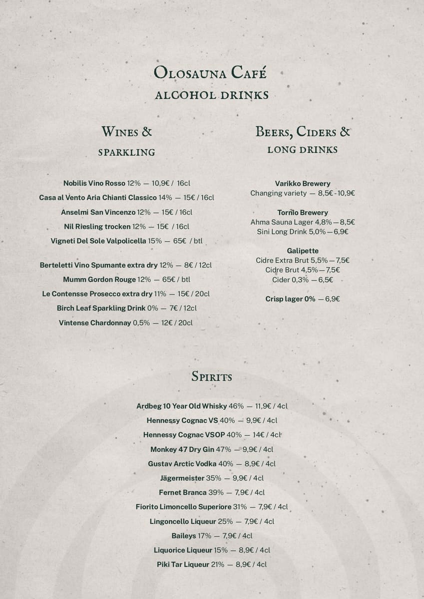 Menu page 3
