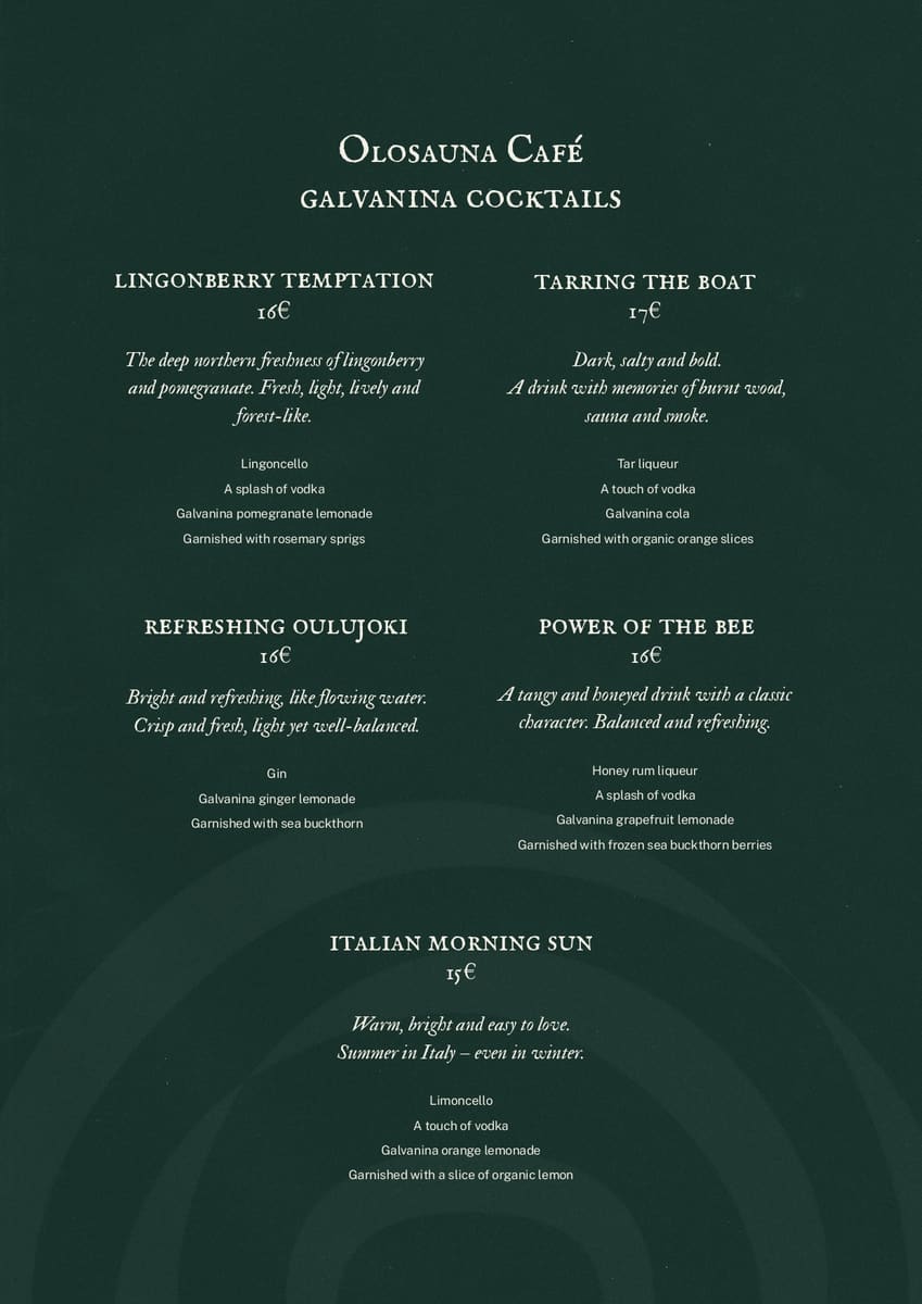 Menu page 4