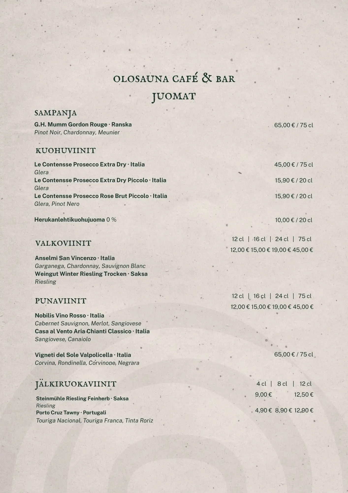 Menu page 5