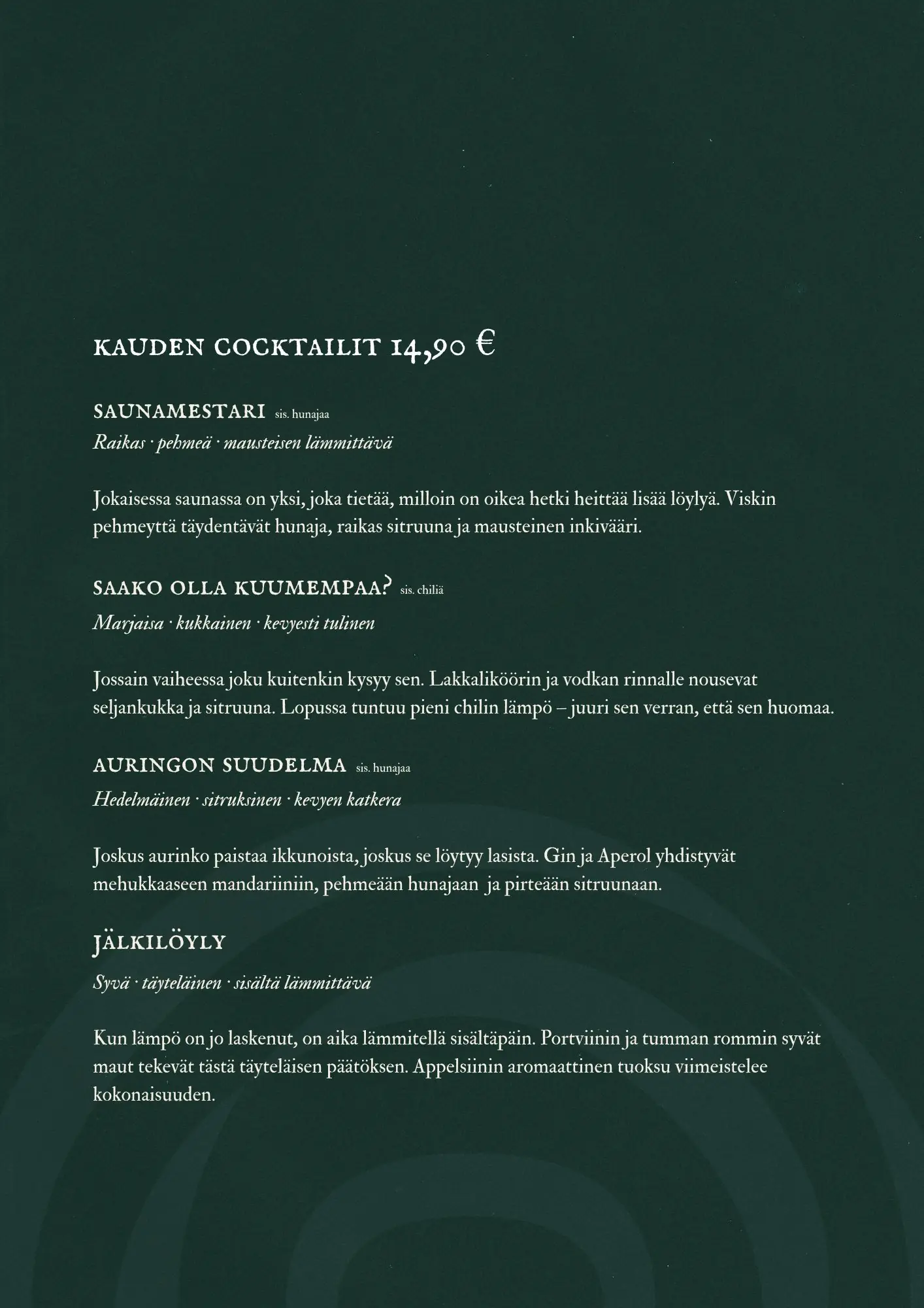 Menu page 7