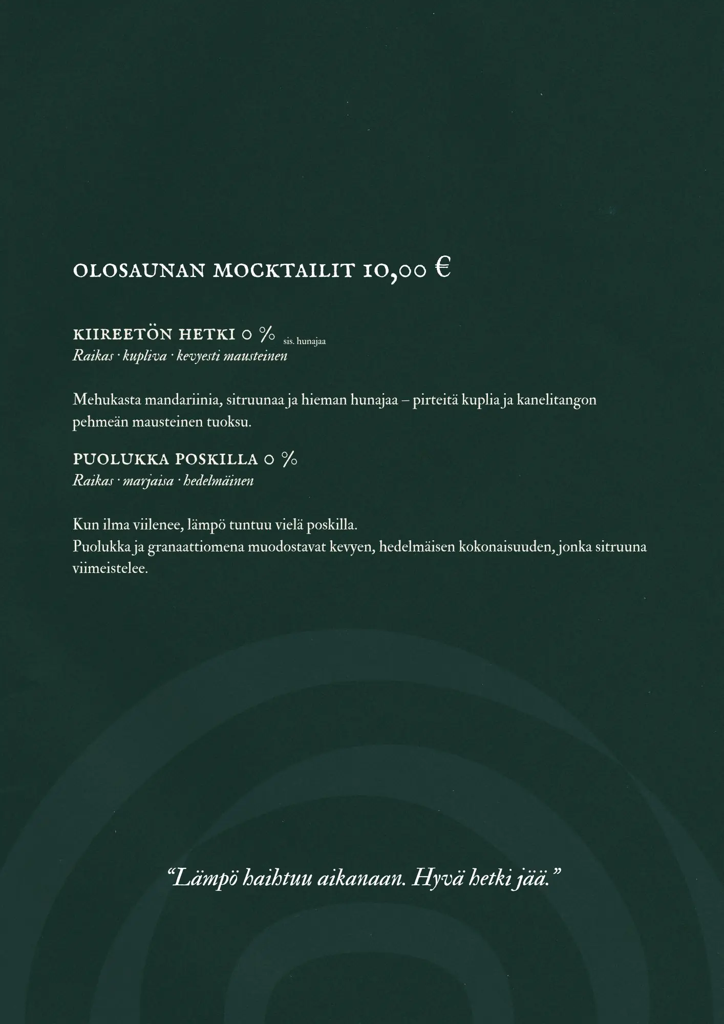 Menu page 9